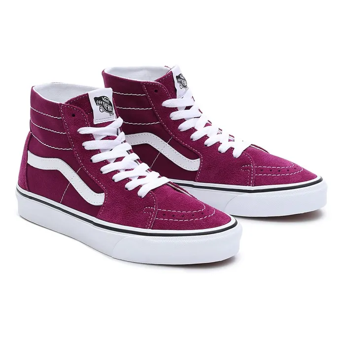 Vans HiTop Shoes Women Color Theory Sk8Hi Tapered Shoes Purple