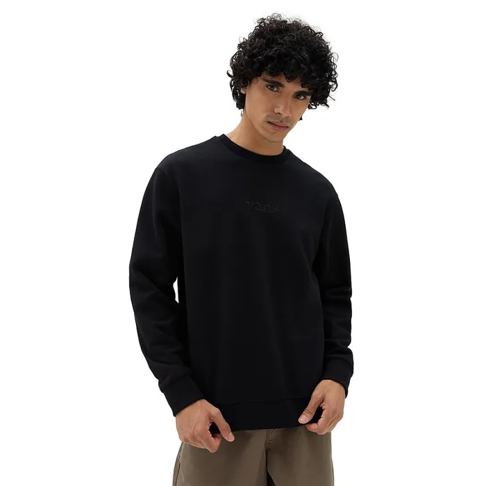 Vans Hoodies and Sweatshirts Men Essential Relaxed Crew Sweatshirt Black