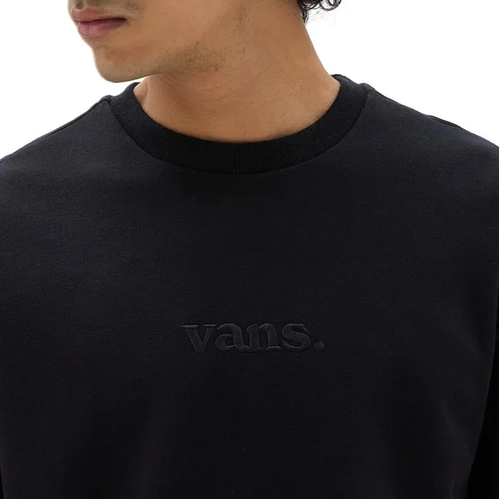 Vans Hoodies and Sweatshirts Men Essential Relaxed Crew Sweatshirt Black