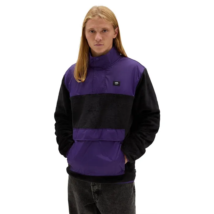 Vans Hoodies and Sweatshirts Men Mammoth Pullover Black Purple