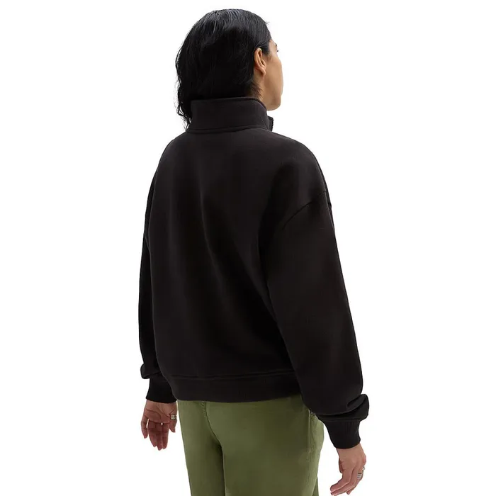 Vans Hoodies and Sweatshirts Women Leighton Mock Neck Sweatshirt Black