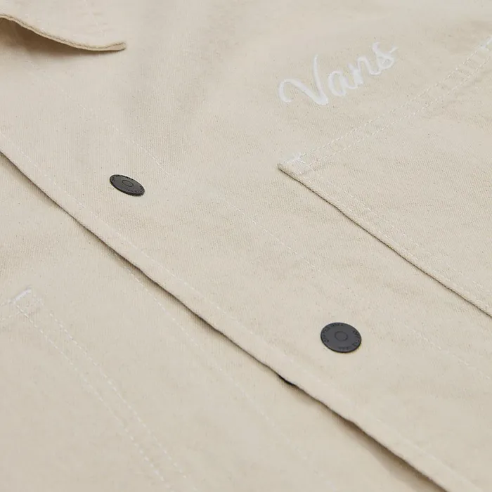 Vans Jackets and Coats Men Hickory Stripe Drill Chore Coat White