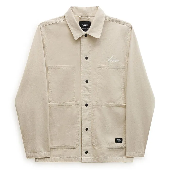 Vans Jackets and Coats Men Hickory Stripe Drill Chore Coat White