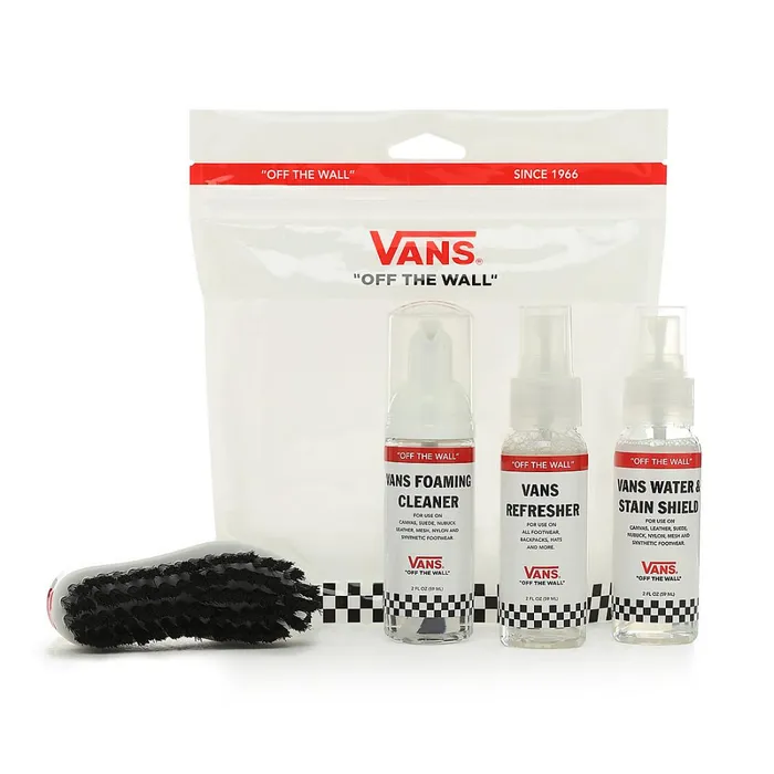 Vans Laces and Product Care Men Shoe Care Travel Kit White Vans Laces and Product Care Men Shoe Care Travel Kit White