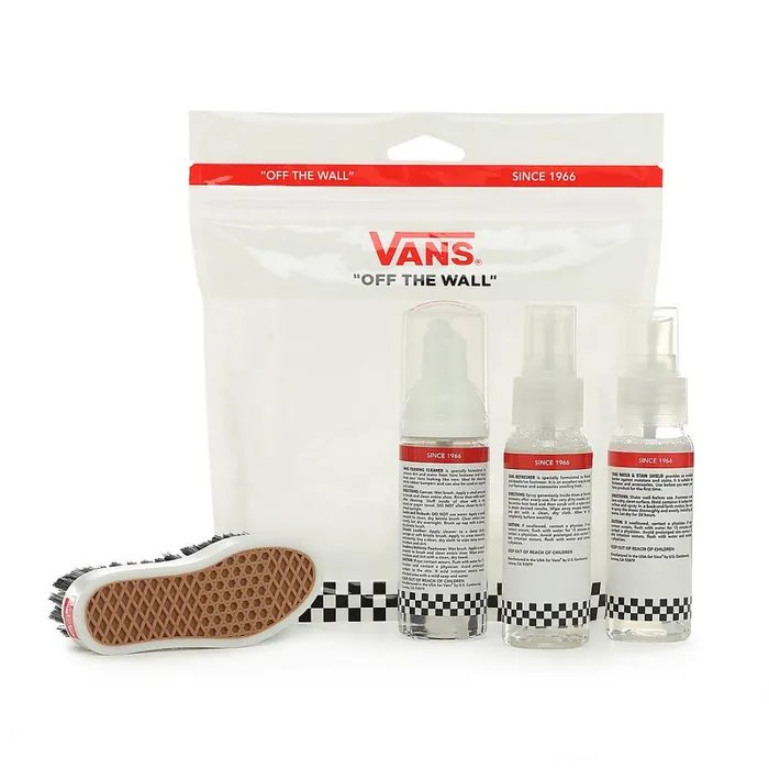 Vans Laces and Product Care Men Shoe Care Travel Kit White Vans Laces and Product Care Men Shoe Care Travel Kit White