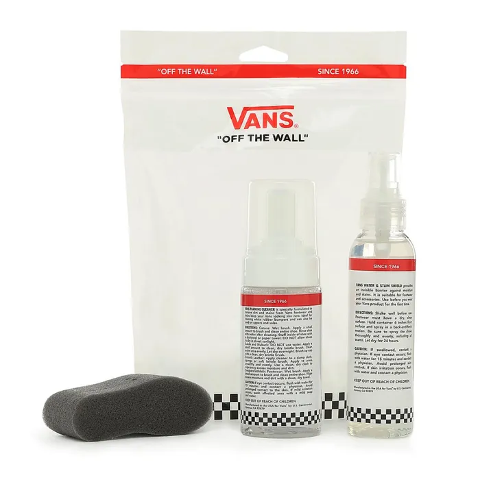 Vans Laces and Product Care Women Shoe Care Canvas Kit White Vans Laces and Product Care Women Shoe Care Canvas Kit White