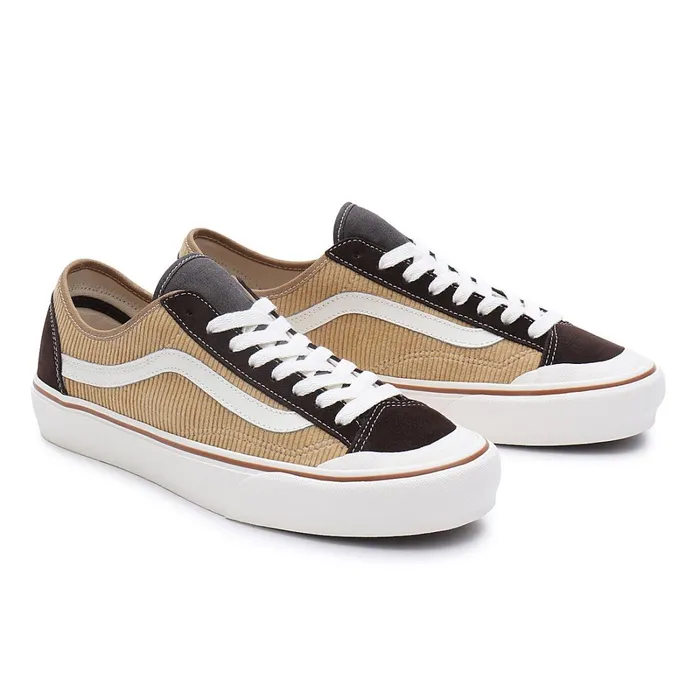 Vans Lowtop Shoes Men Salt Wash Corduroy Style 136 Decon VR3 SF Shoes Beige