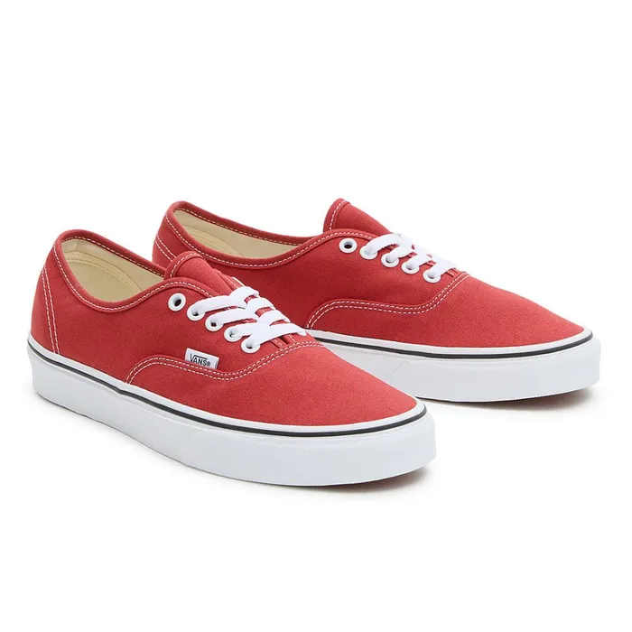Vans Lowtop Shoes Women Color Theory Authentic Shoes Red