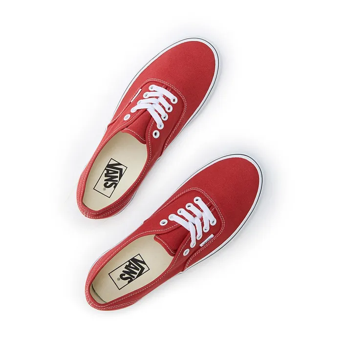 Vans Lowtop Shoes Women Color Theory Authentic Shoes Red