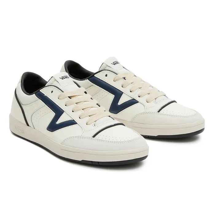 Vans Lowtop Shoes Women Lowland ComfyCush JMP Vintage Leather Shoes White