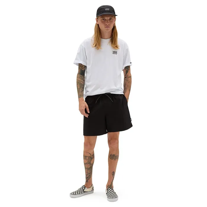 Vans Shorts and Boardshorts Men Primary Solid Elastic Boardshorts Black