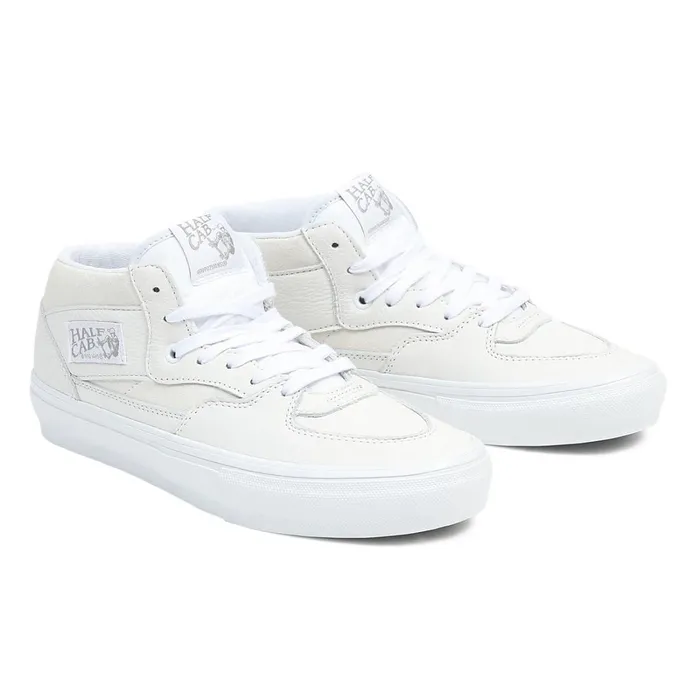 Vans Skate Shoes Women Skate Half Cab Shoes White
