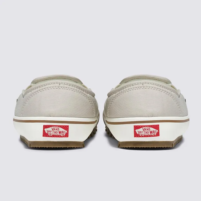 Vans Slipon Shoes Men Snow Lodge Slipper Vansguard Quilted Shoes White Beige