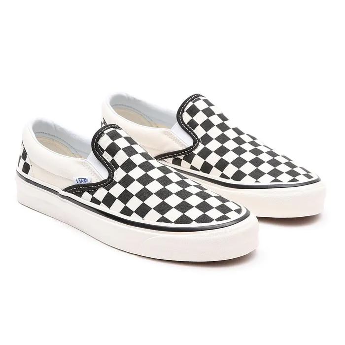 Vans Slipon Shoes Women Anaheim Factory Classic SlipOn 98 DX Shoes Black White