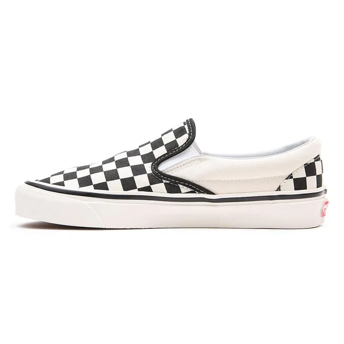 Vans Slipon Shoes Women Anaheim Factory Classic SlipOn 98 DX Shoes Black White