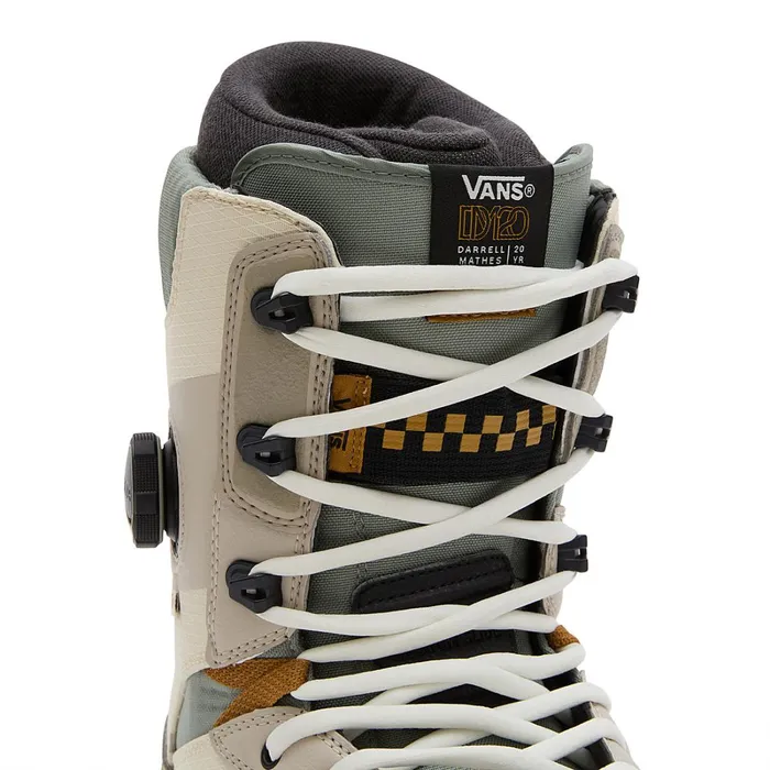 Vans Snowboard Boots Men Invado Pro X Darrell Mathes Snowboard Boots Beige