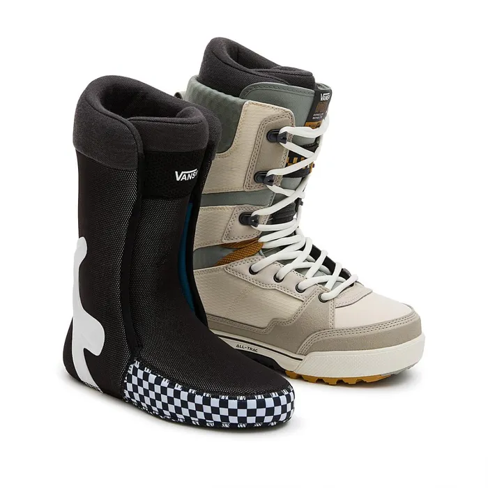 Vans Snowboard Boots Men Invado Pro X Darrell Mathes Snowboard Boots Beige