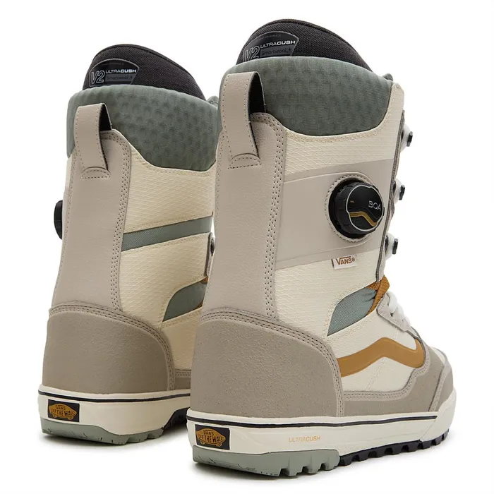 Vans Snowboard Boots Men Invado Pro X Darrell Mathes Snowboard Boots Beige