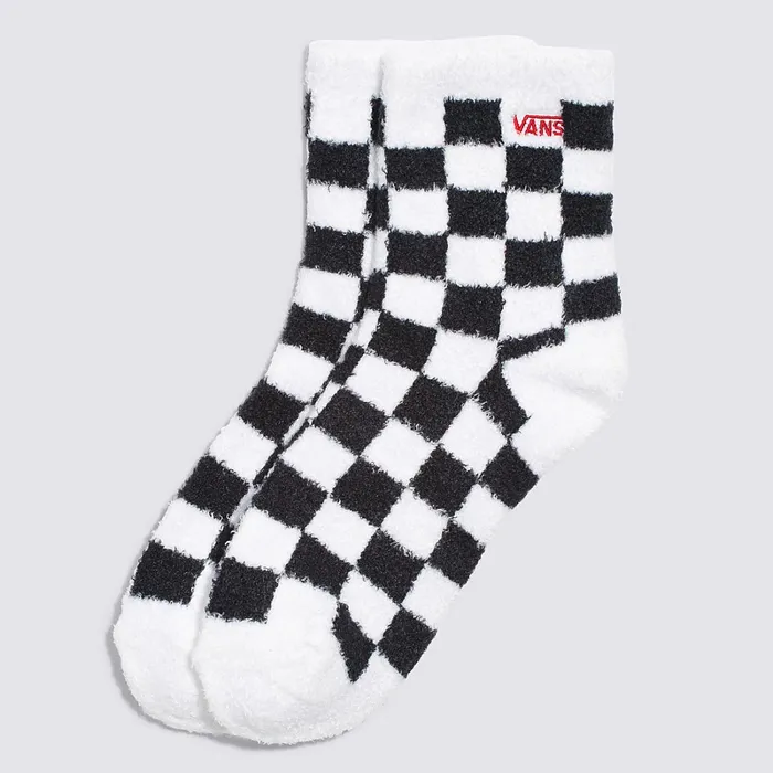 Vans Socks Women Fuzzy Socks 1 Pair Black White