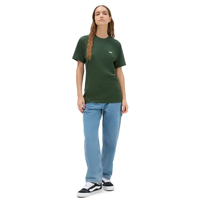 Vans Tshirts and Tanks Men Left Chest Logo TShirt Green