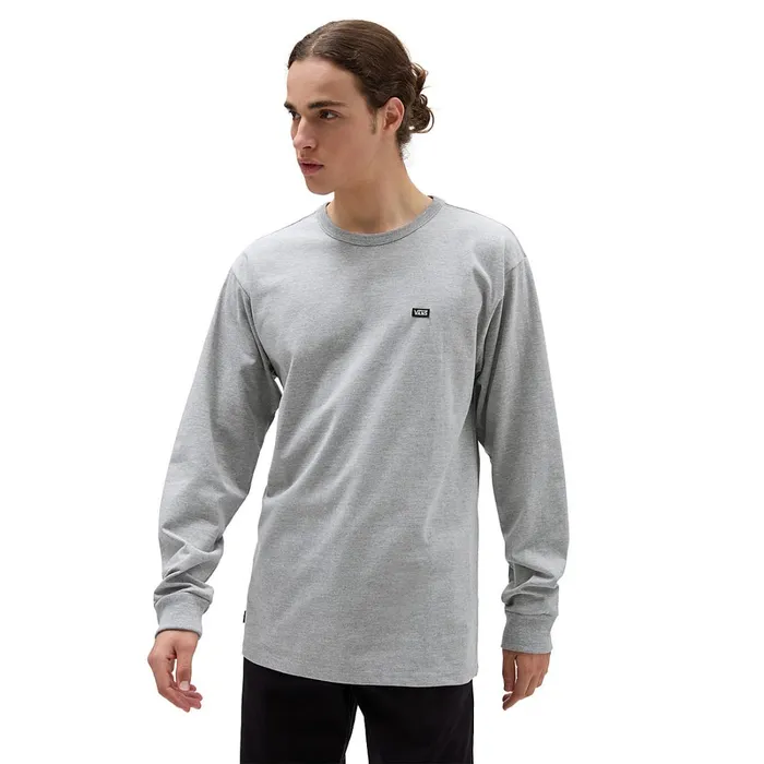 Vans Tshirts and Tanks Men Off The Wall Classic Long Sleeve TShirt Grey