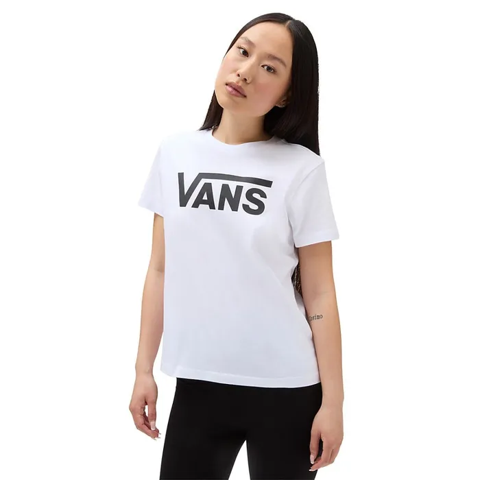 Vans Tshirts and Tops Women Flying V Crew Tee White