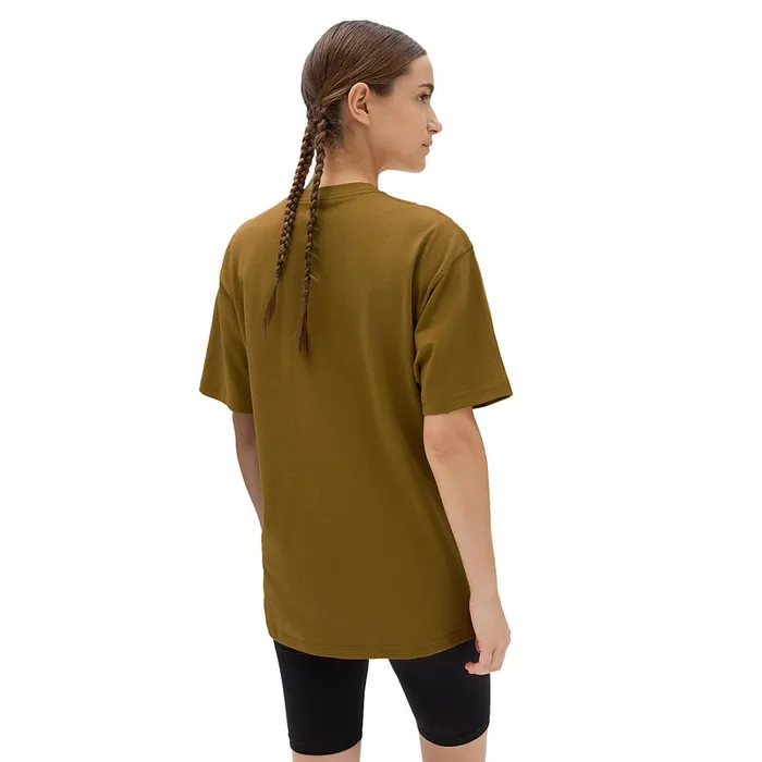 Vans Tshirts and Tops Women Left Chest Logo TShirt Brown