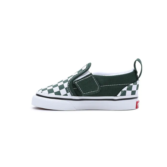 Vans Toddler Shoes 14 Years Kids Toddler Checkerboard SlipOn Hook And Loop Shoes 14 Years Green