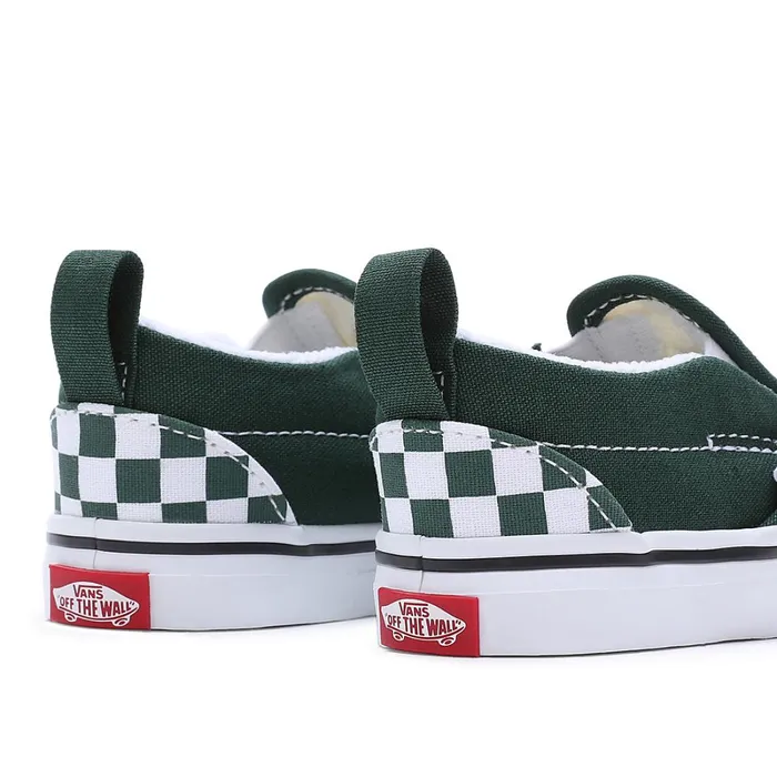Vans Toddler Shoes 14 Years Kids Toddler Checkerboard SlipOn Hook And Loop Shoes 14 Years Green