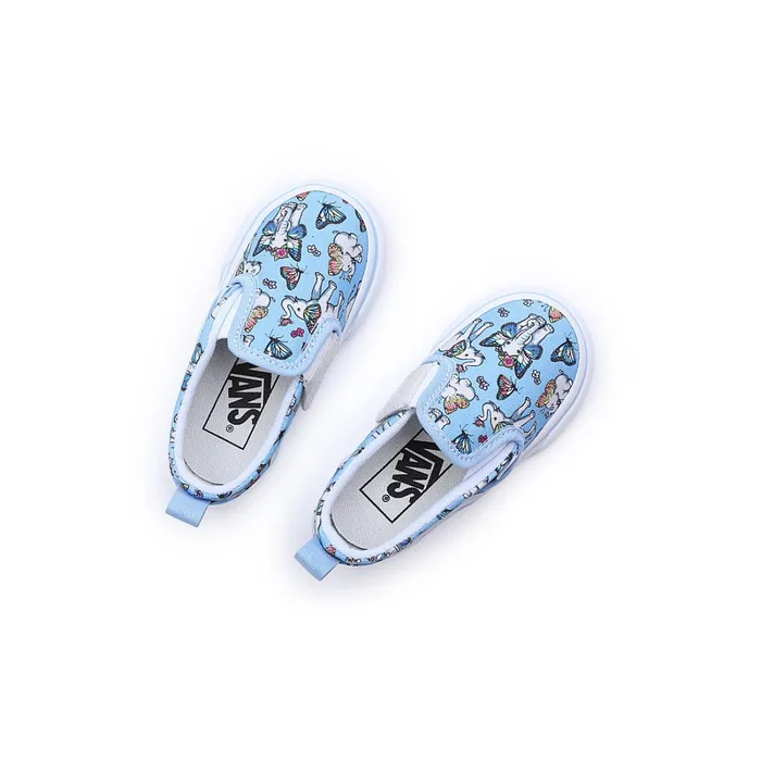 Vans View All Kids Toddler SlipOn Hook And Loop Shoes 14 Years Blue