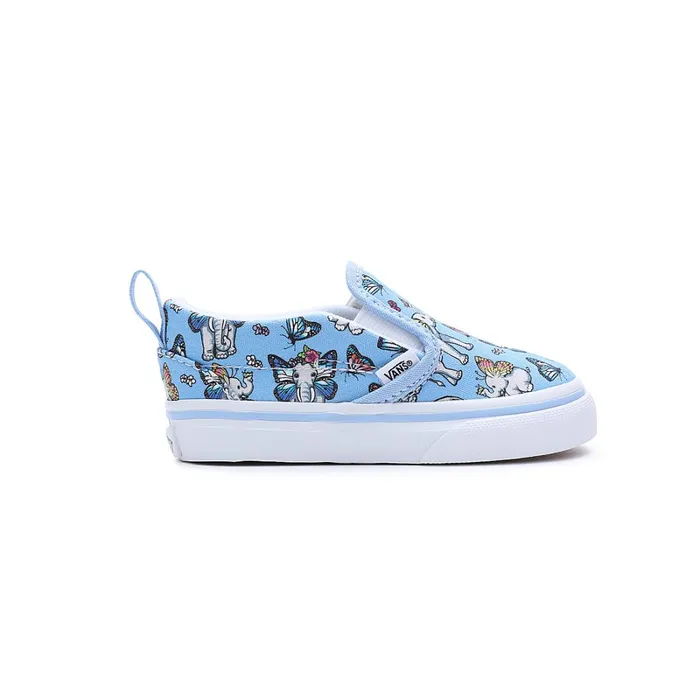Vans View All Kids Toddler SlipOn Hook And Loop Shoes 14 Years Blue