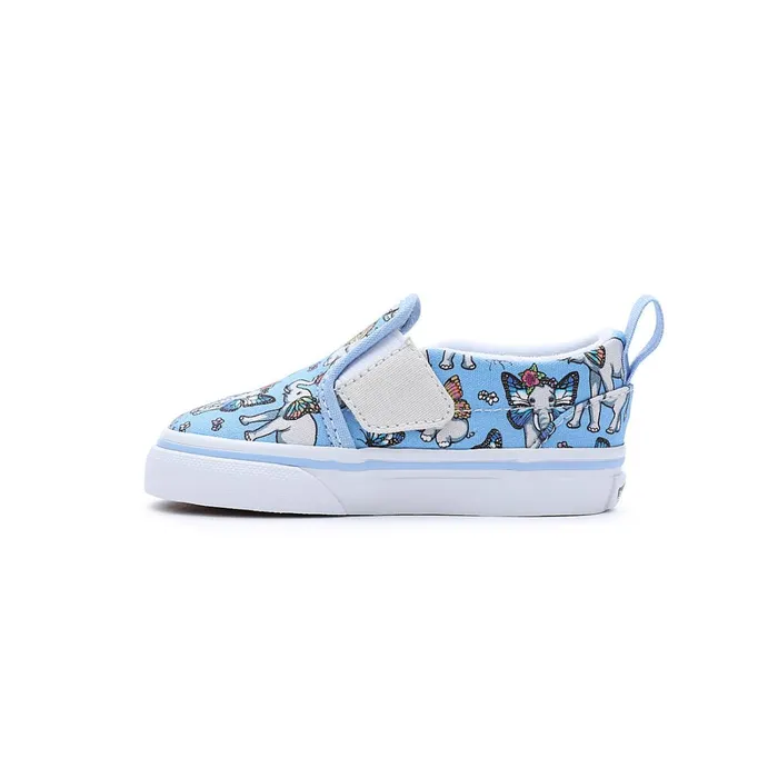 Vans View All Kids Toddler SlipOn Hook And Loop Shoes 14 Years Blue