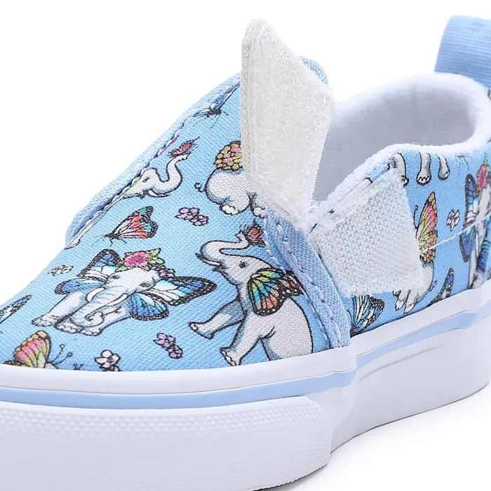 Vans View All Kids Toddler SlipOn Hook And Loop Shoes 14 Years Blue