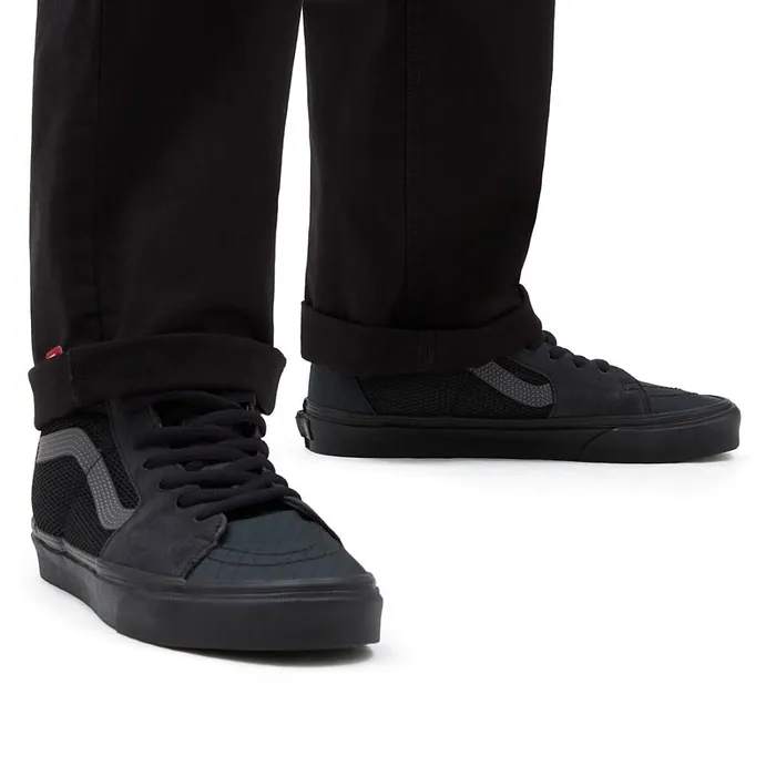 Vans View All Men Ballistic Mix Sk8Hi Shoes Black