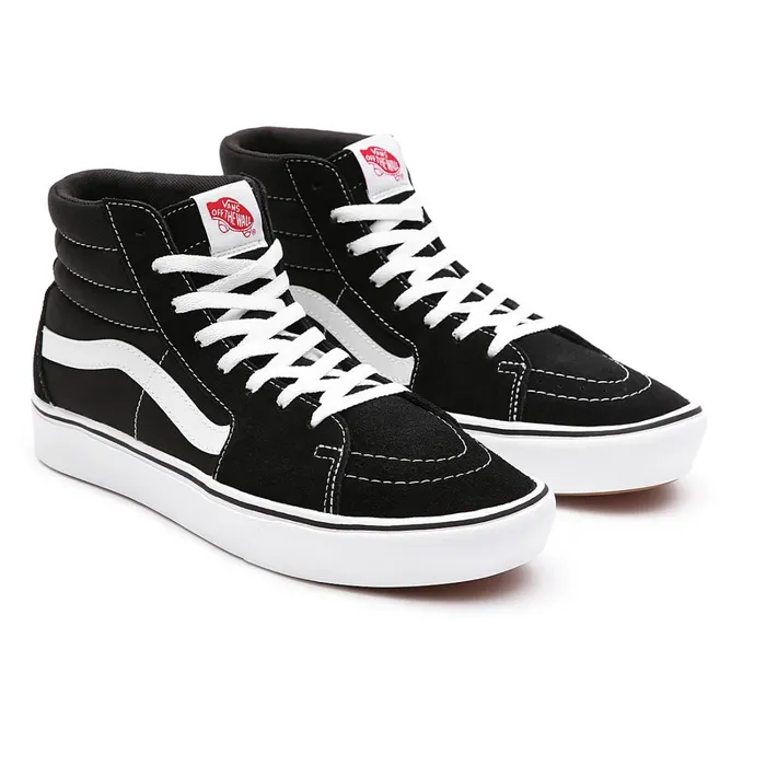 Vans View All Men Comfycush Sk8Hi Shoes Black