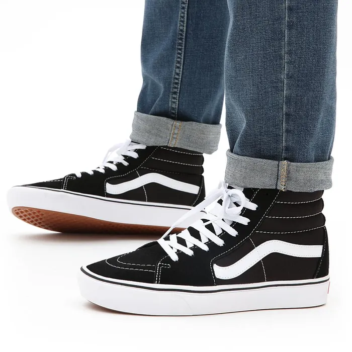 Vans View All Men Comfycush Sk8Hi Shoes Black