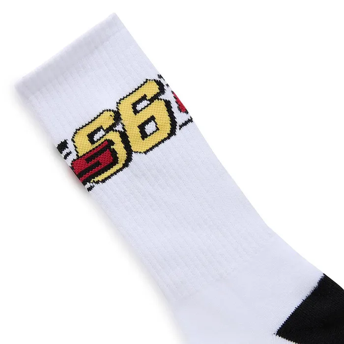 Vans View All Men Dusk Downer Crew Socks 1 Pair White