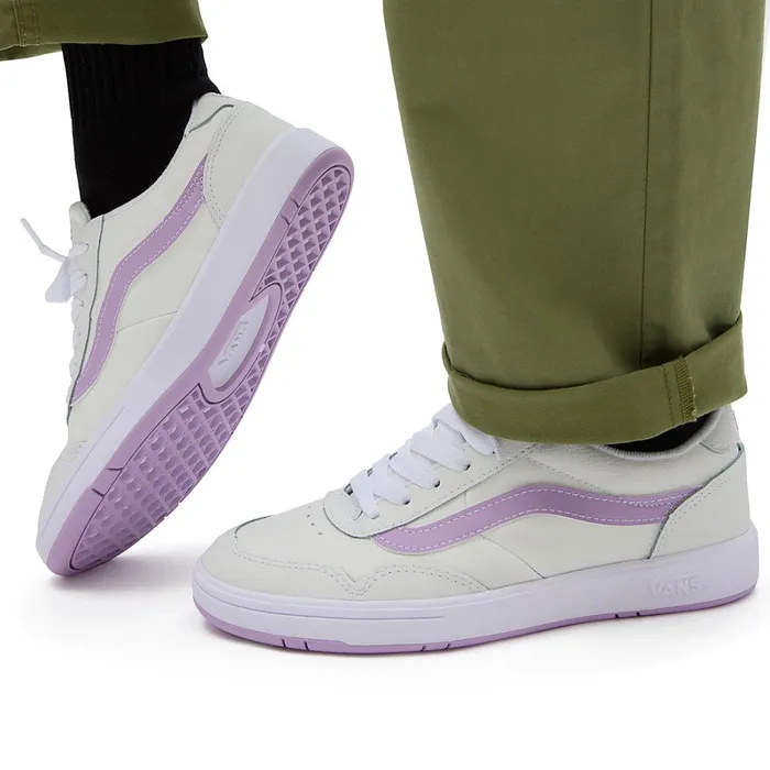 Vans View All Men Leather Cruze Too ComfyCush Shoes White