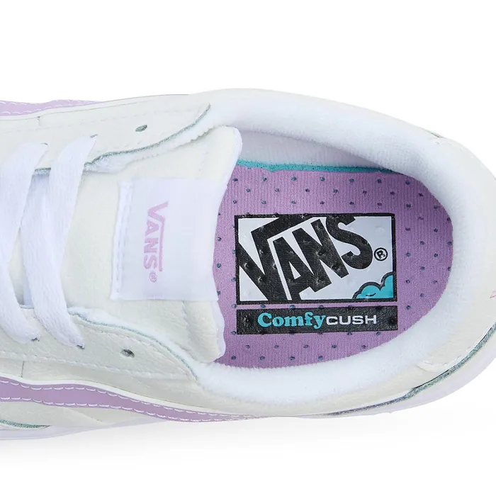 Vans View All Men Leather Cruze Too ComfyCush Shoes White