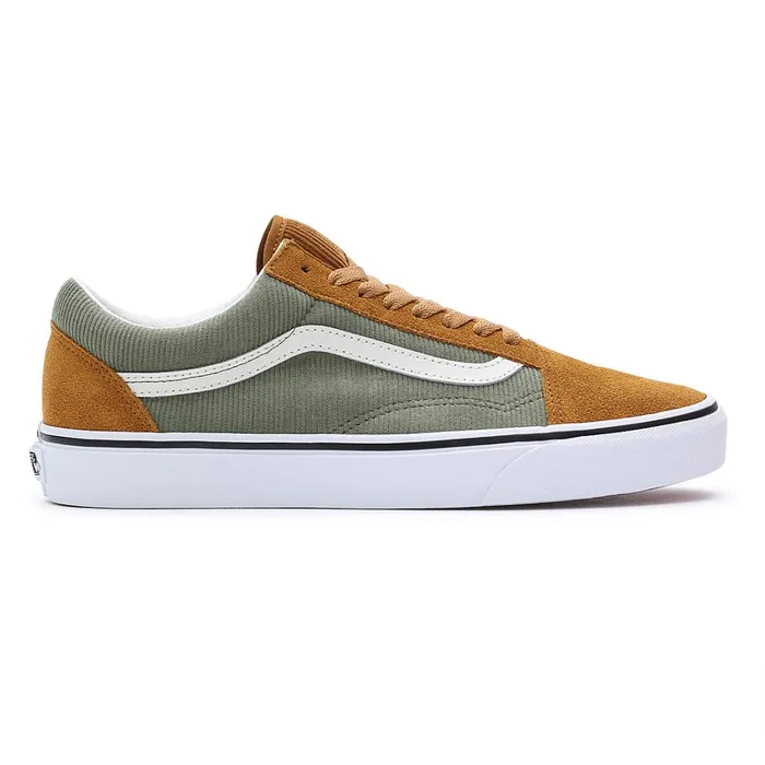 Vans View All Men Old Skool Shoes Green Brown