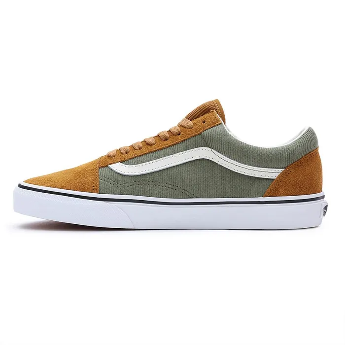 Vans View All Men Old Skool Shoes Green Brown