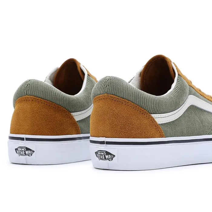 Vans View All Men Old Skool Shoes Green Brown