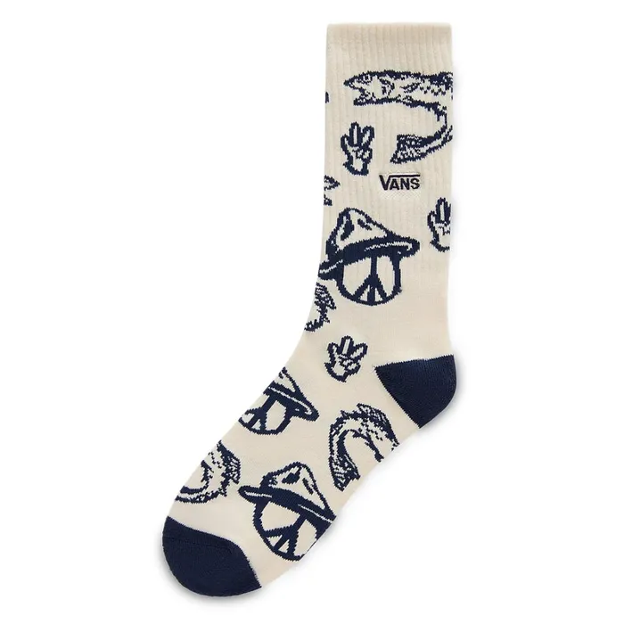 Vans View All Men Outer Limits Crew Socks 1 Pair White