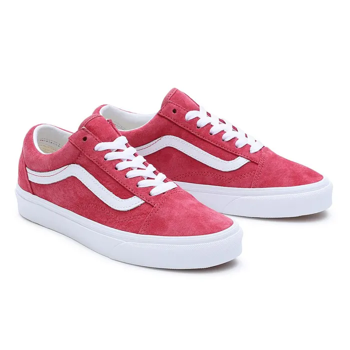 Vans View All Men Pig Suede Old Skool Shoes Red
