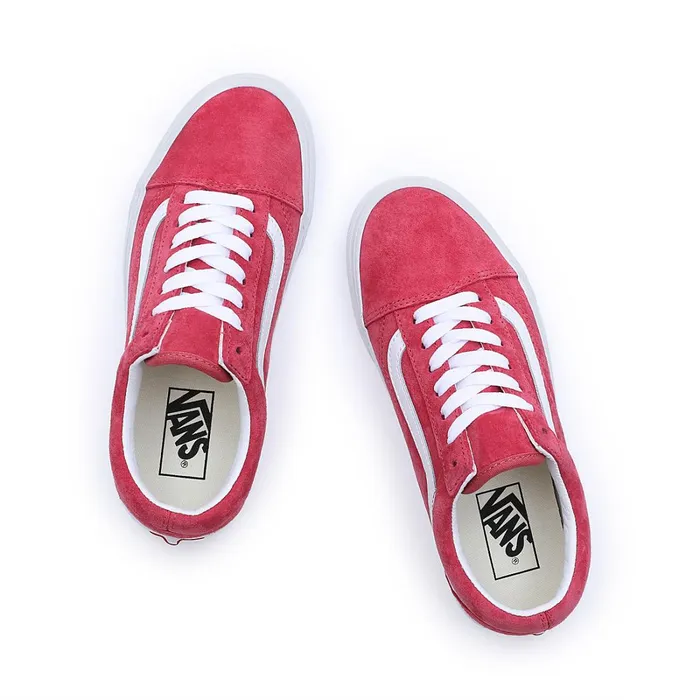Vans View All Men Pig Suede Old Skool Shoes Red