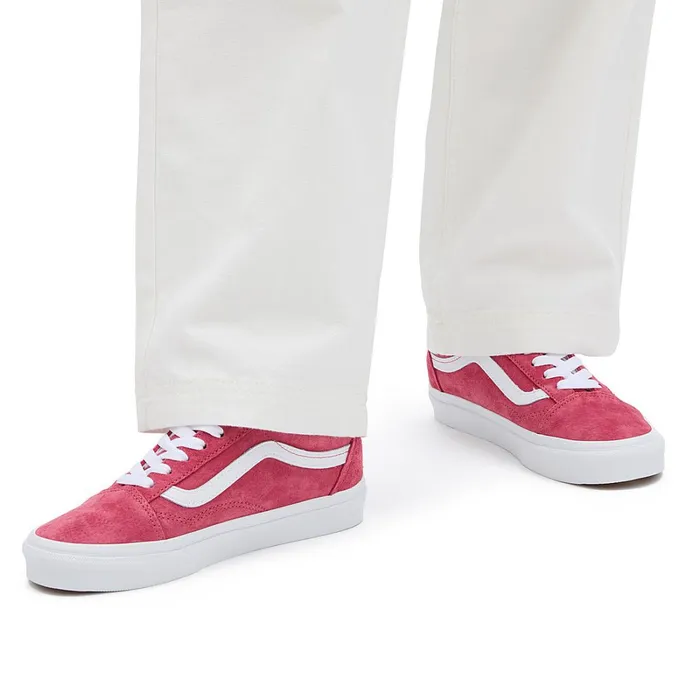 Vans View All Men Pig Suede Old Skool Shoes Red