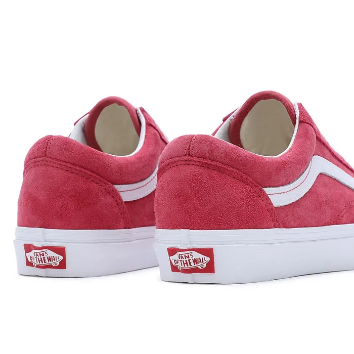 Vans View All Men Pig Suede Old Skool Shoes Red