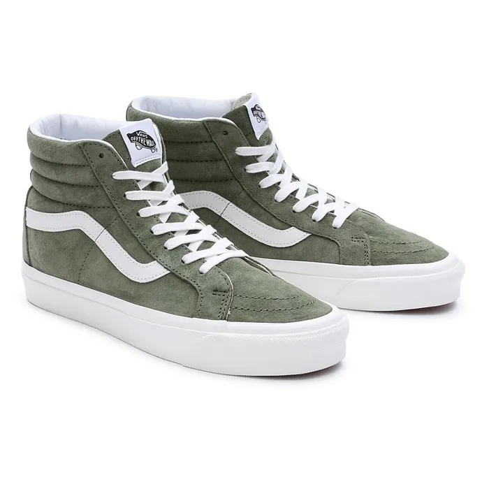 Vans View All Men Pig Suede Sk8Hi 38 DX Shoes Green