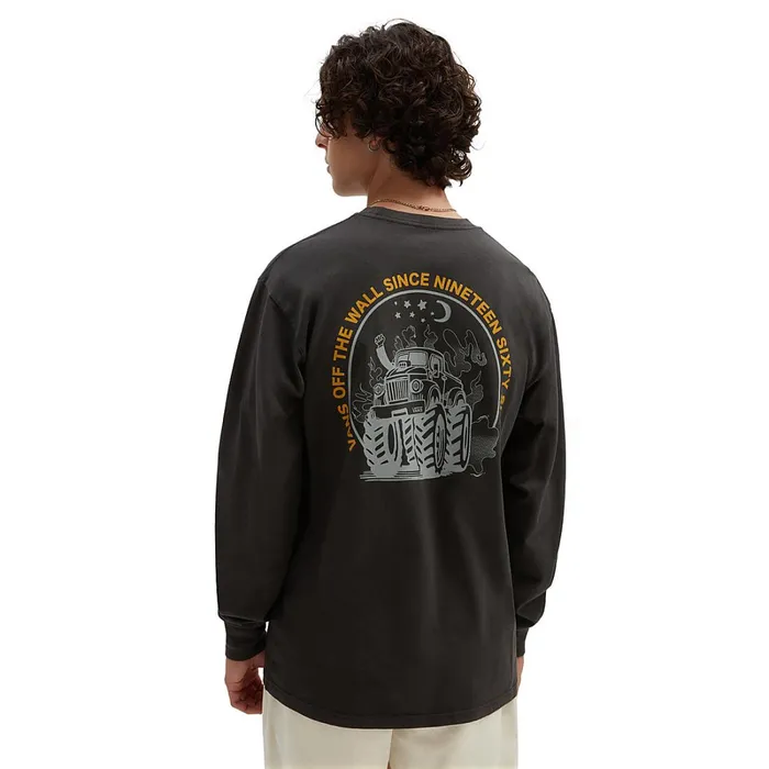 Vans View All Men Rad Truck Long Sleeve TShirt Black
