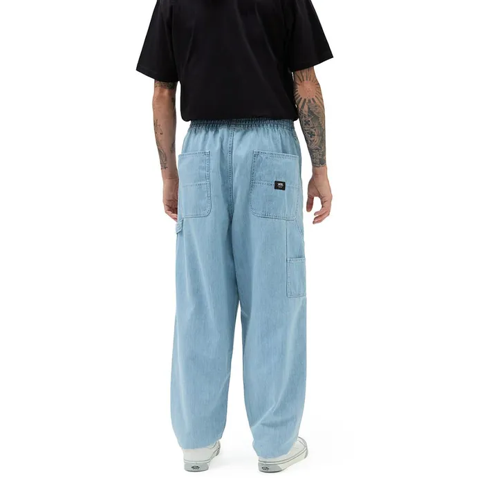 Vans View All Men Range Baggy Tapered Carpenter Ewaist Trousers Blue